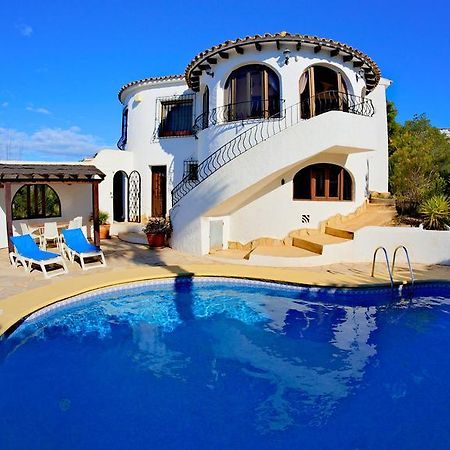 La Madrugada - Luxury Moraira Villa With Sea Views And Private Heated Pool Extérieur photo