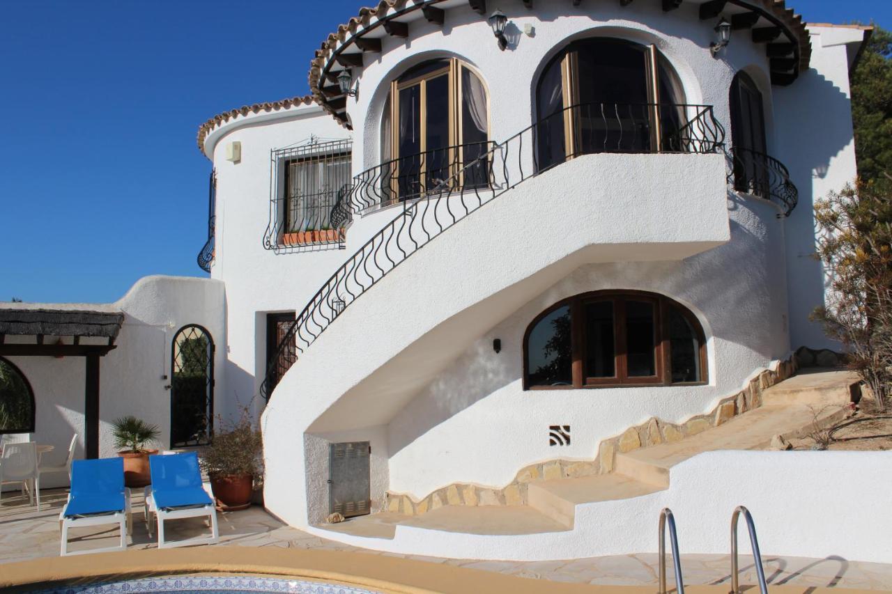 La Madrugada - Luxury Moraira Villa With Sea Views And Private Heated Pool Extérieur photo
