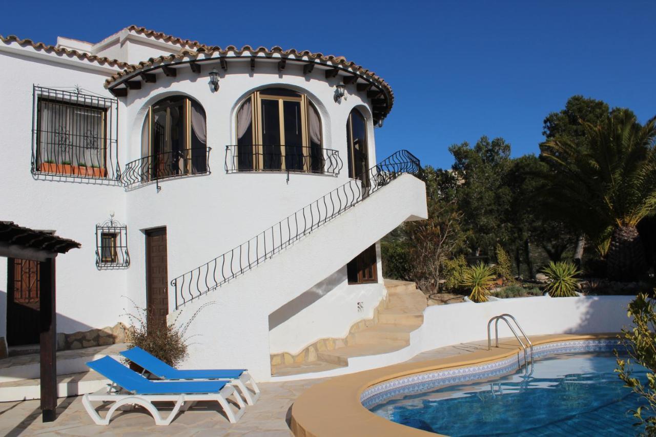La Madrugada - Luxury Moraira Villa With Sea Views And Private Heated Pool Extérieur photo