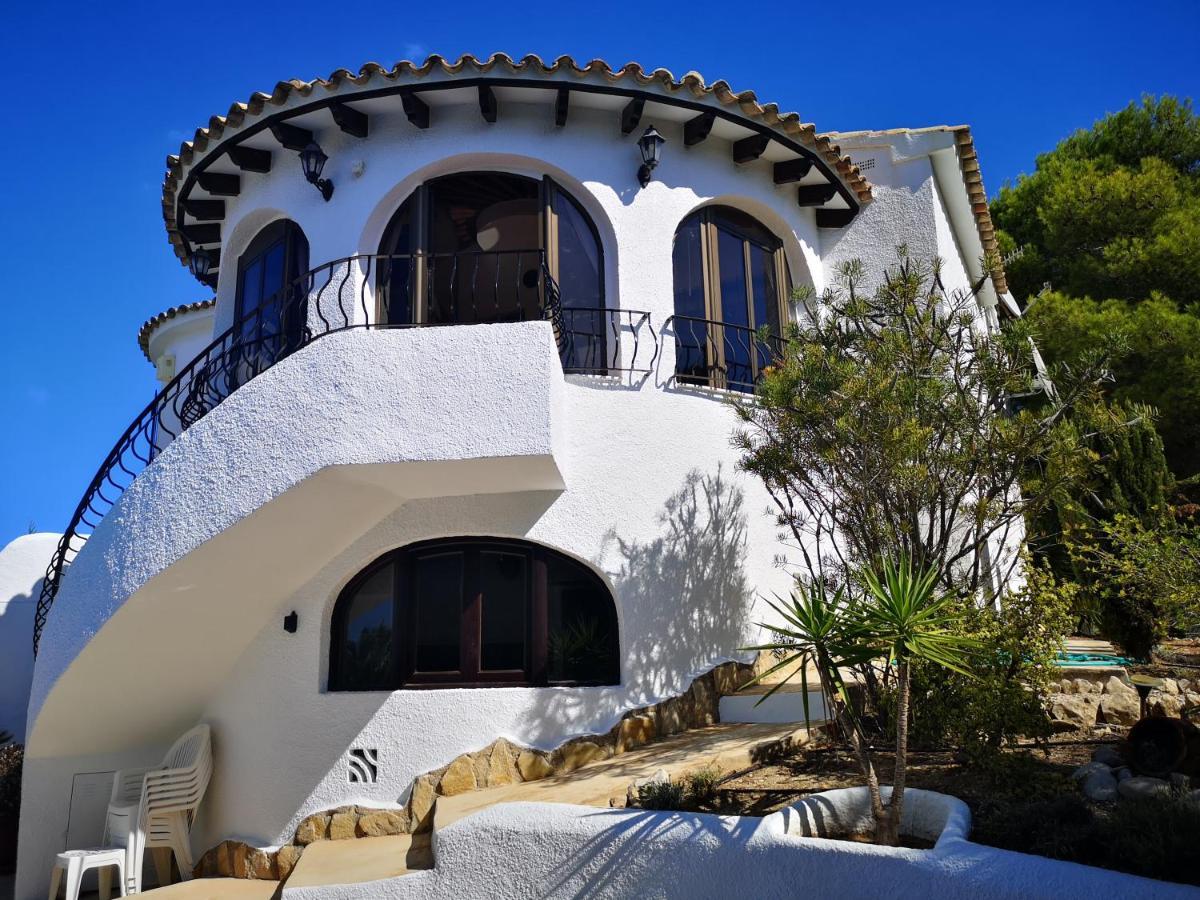 La Madrugada - Luxury Moraira Villa With Sea Views And Private Heated Pool Extérieur photo
