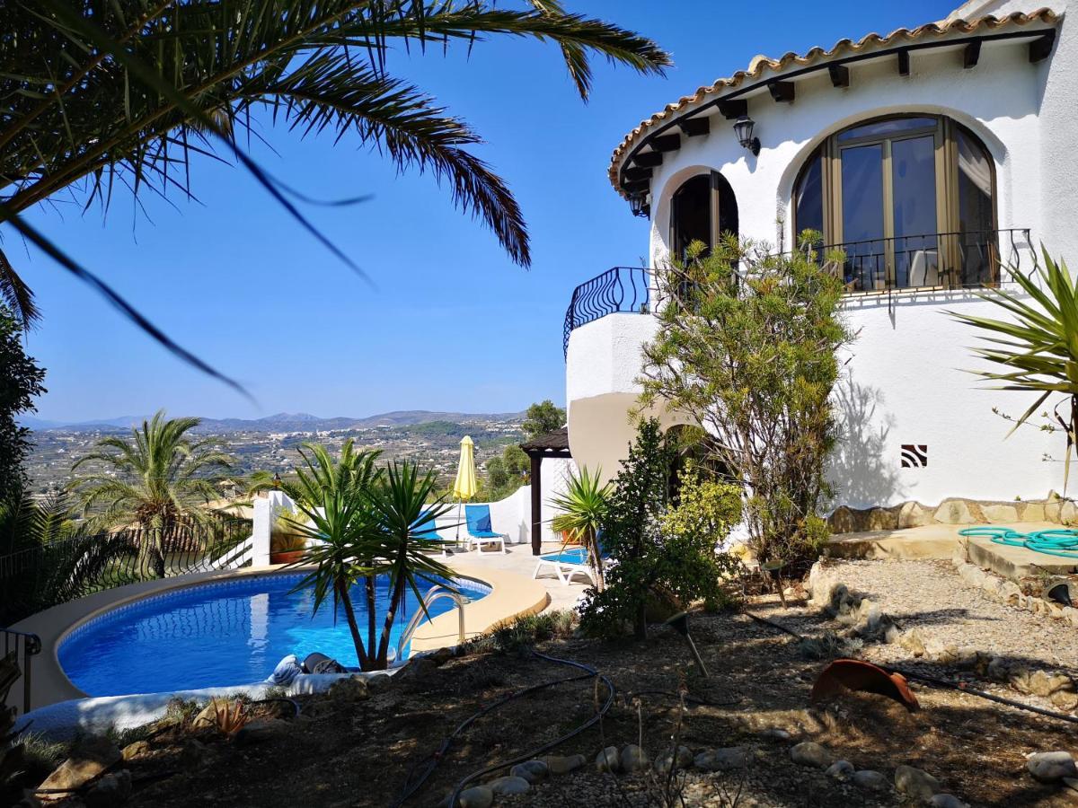 La Madrugada - Luxury Moraira Villa With Sea Views And Private Heated Pool Extérieur photo