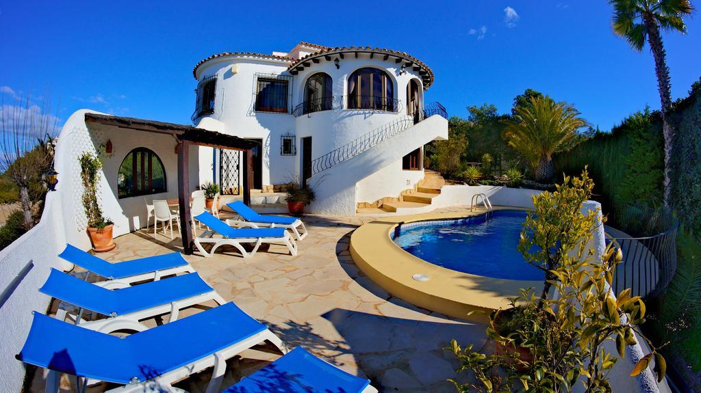 La Madrugada - Luxury Moraira Villa With Sea Views And Private Heated Pool Extérieur photo