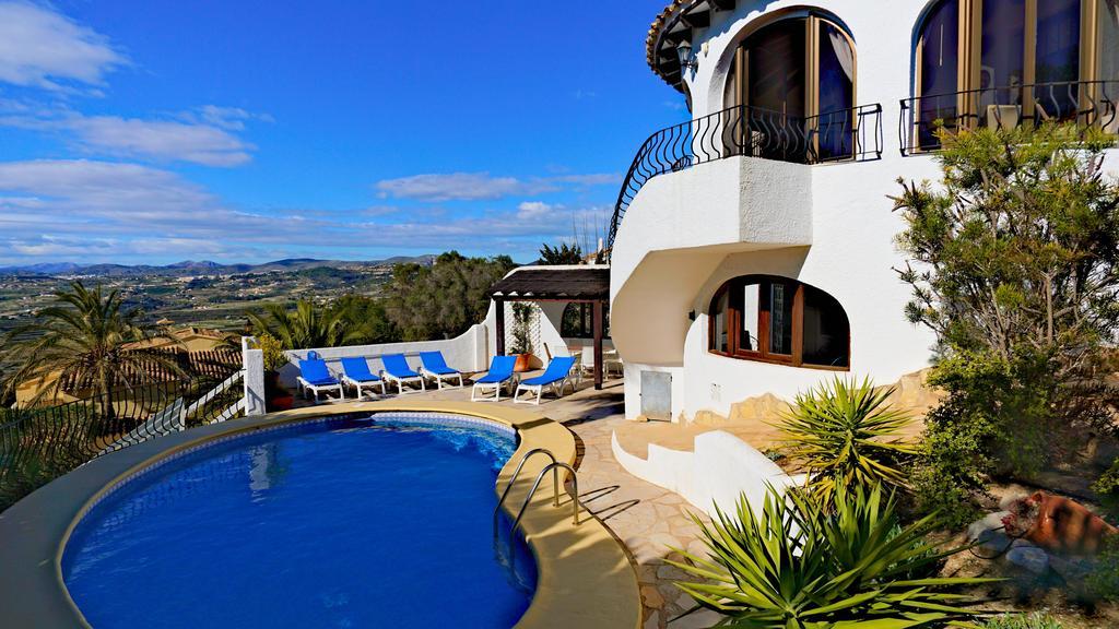 La Madrugada - Luxury Moraira Villa With Sea Views And Private Heated Pool Extérieur photo
